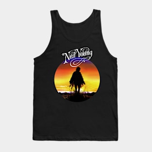 neil young et moisson lune tour 2019 2020 logo sudahlah T-shirt ajusté Tank Top